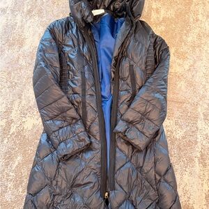 T Tahari Black Quilted Puffer Jacket